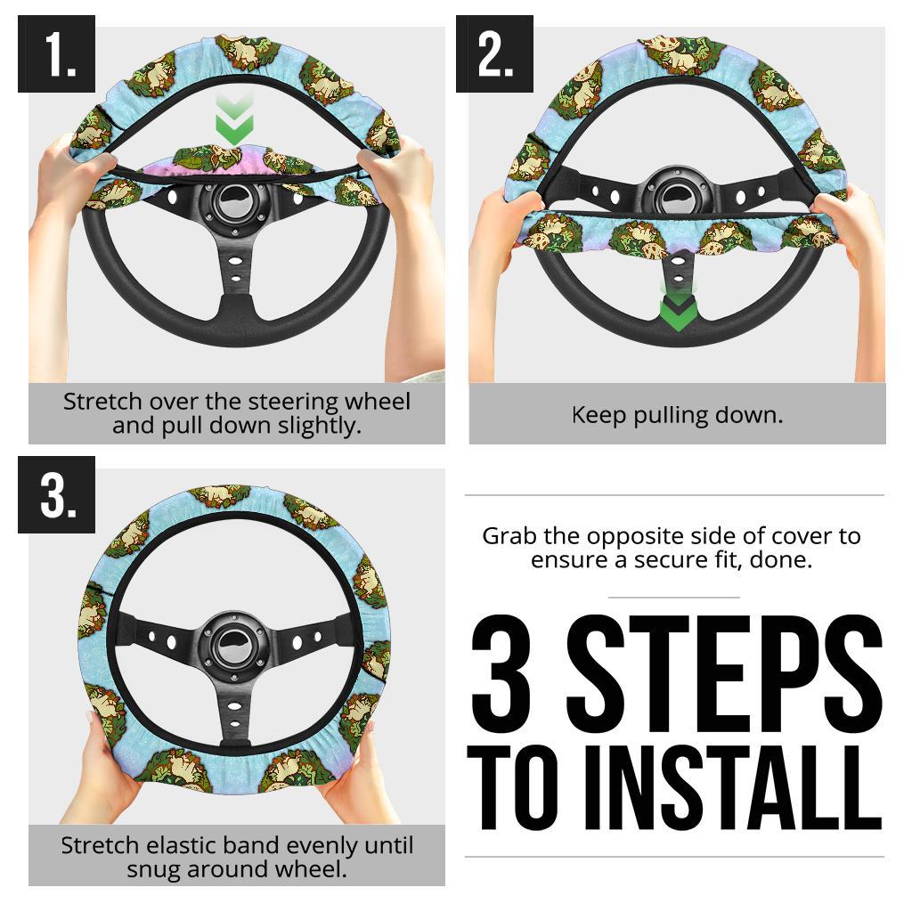 Leafeon Car Steering Wheel Cover