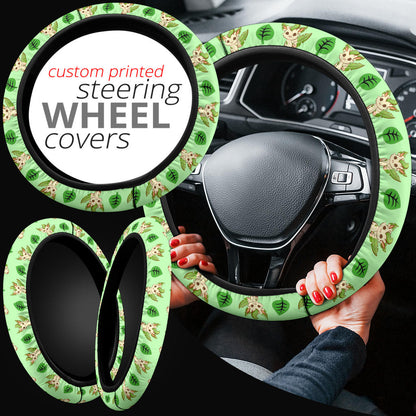 Leafeon Eevee Evolution Car Steering Wheel Cover