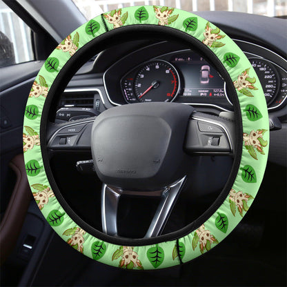 Leafeon Eevee Evolution Car Steering Wheel Cover