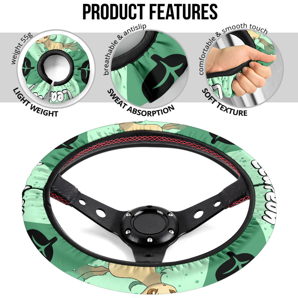 Leafeon Steering Wheel Cover