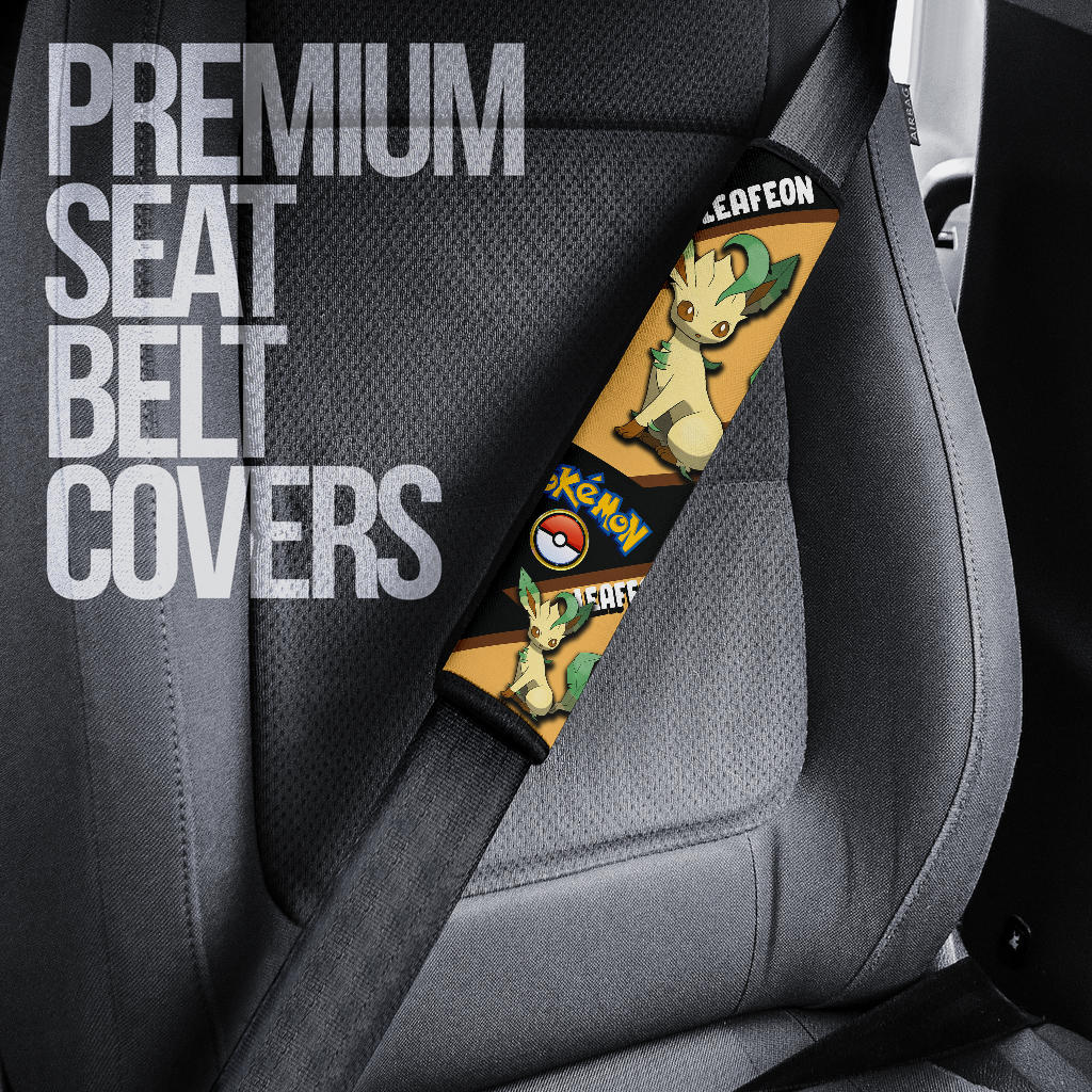 Leafeon seat belt covers Anime Custom Car Accessories