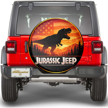 Leather Spare Tire Cover – Jurassic Park Wheel Cover - Image 2