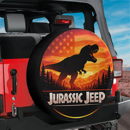 Leather Spare Tire Cover – Jurassic Park Wheel Cover - Image 6
