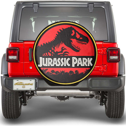 Leather Wheel Cover – Jurassic Park Spare Tire Cover - Image 1