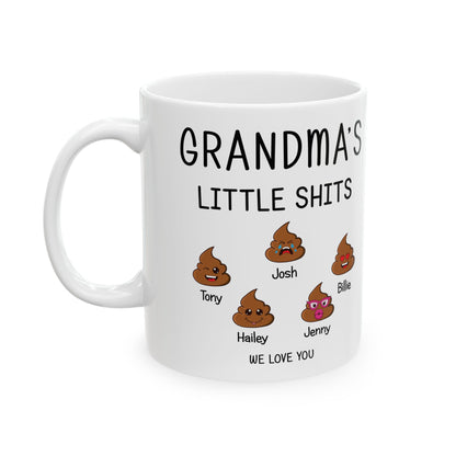 Custom Grandma Mug – Funny Gift with Kids’ Names - PersonalizedFury