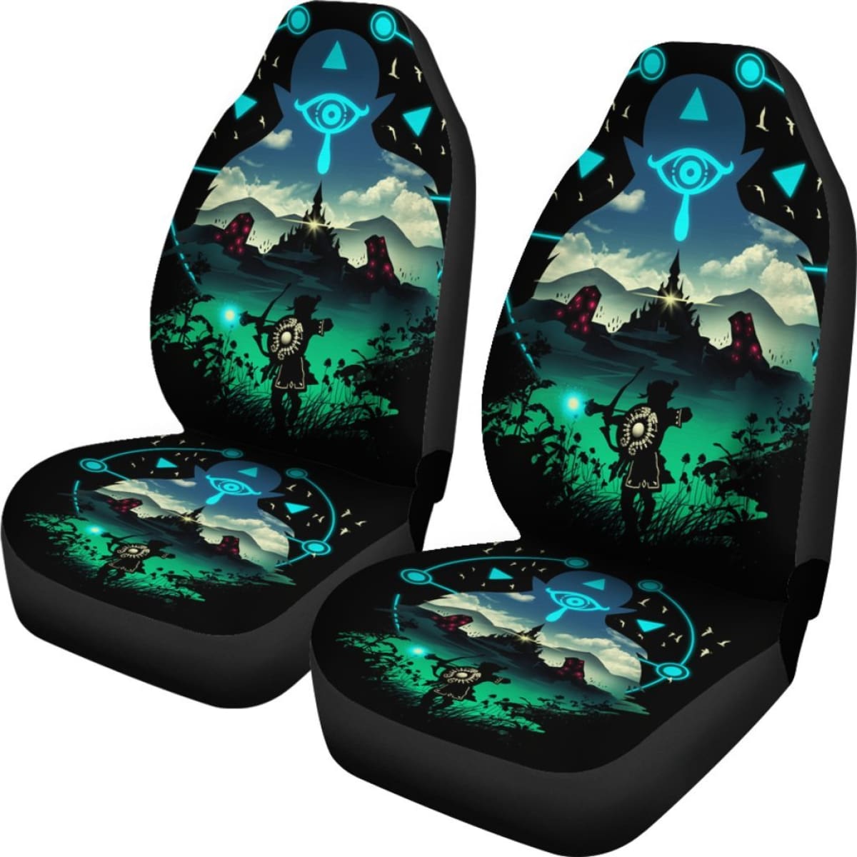 Legend Of Zelda Art Car Seat Covers Games Fan Gift H040120 Universal Fit 225311