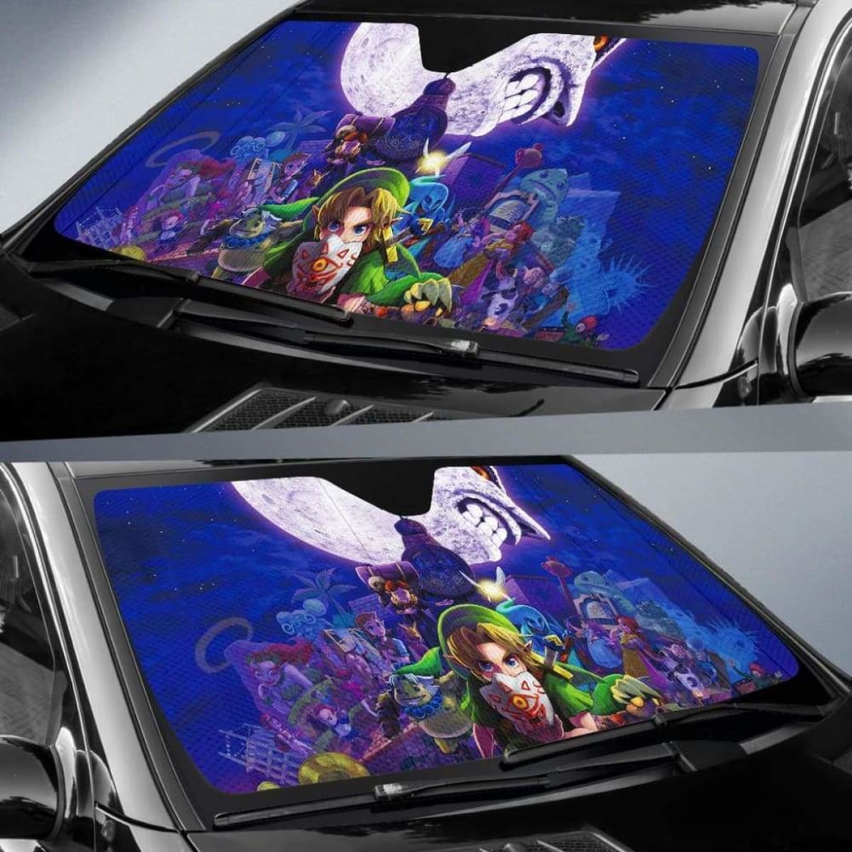 Legend Of Zelda Auto Sun Shades 4 918b Universal Fit
