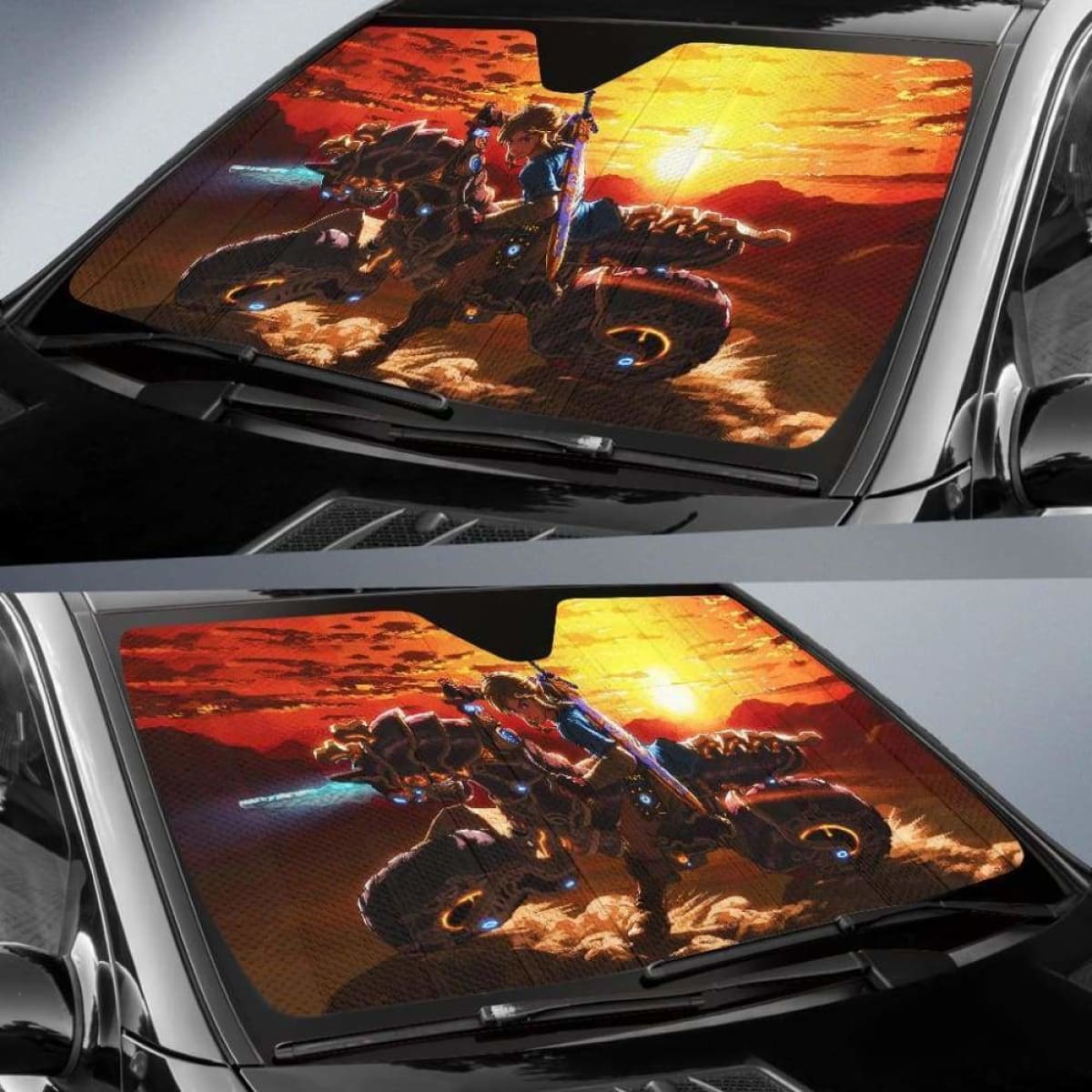 Legend Of Zelda Car Auto Sun Shades 6 Universal Fit 051312