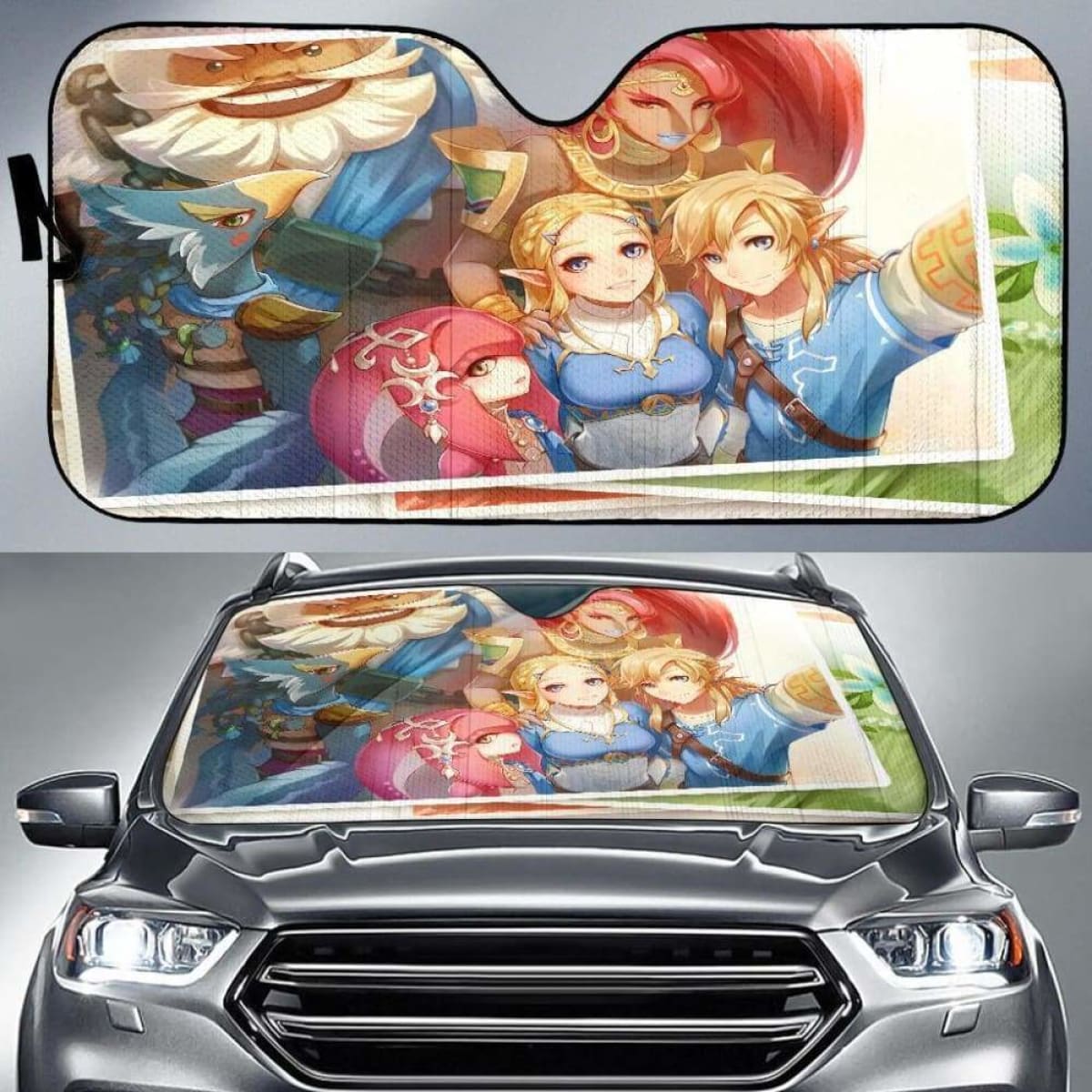 Legend Of Zelda Car Auto Sun Shades 4 Universal Fit 051312
