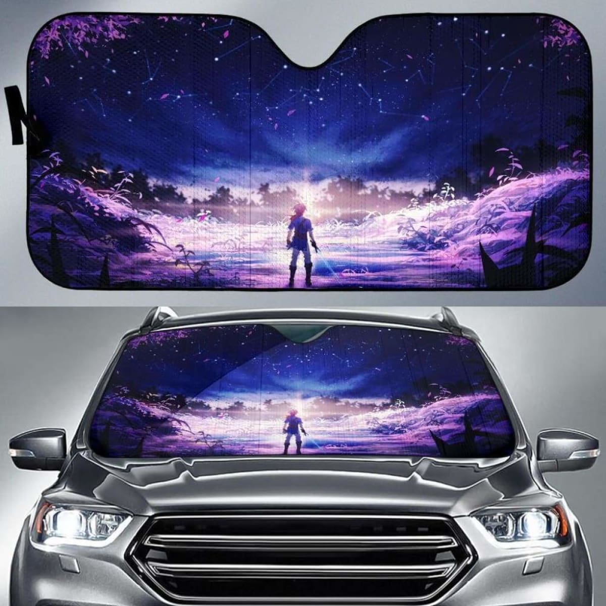 Legend Of Zelda Car Auto Sun Shades 9 Universal Fit 051312