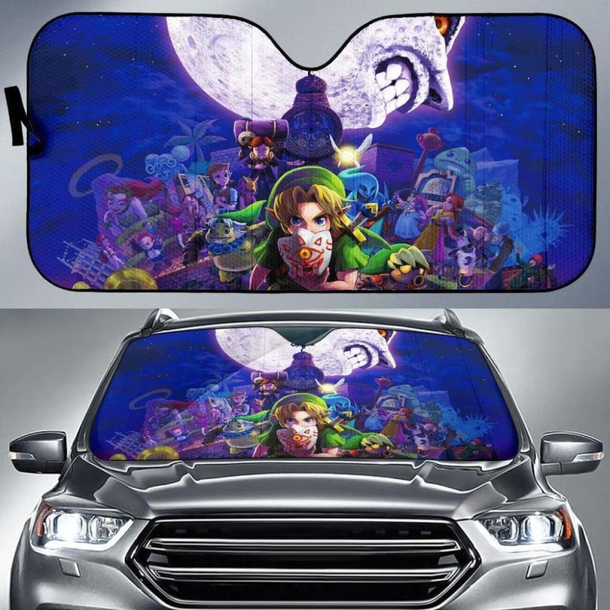Legend Of Zelda Car Auto Sun Shades 7 Universal Fit 051312