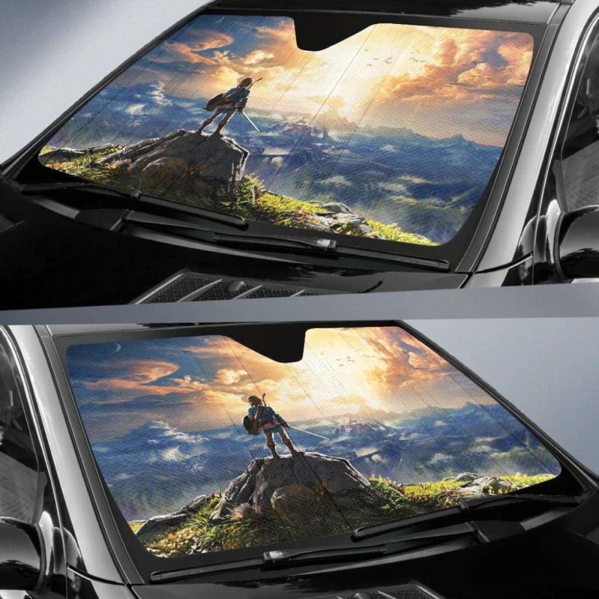 Legend Of Zelda Car Auto Sun Shades 3 Universal Fit 051312