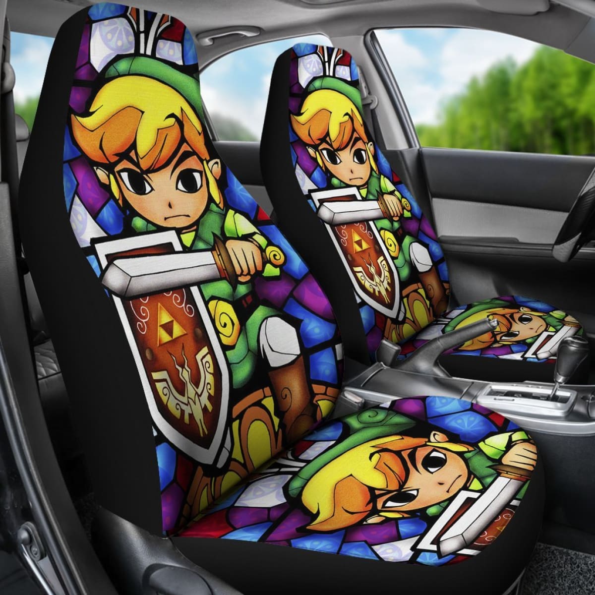 Legend Of Zelda Car Seat Covers Games Fan Gift H040120 Universal Fit 225311