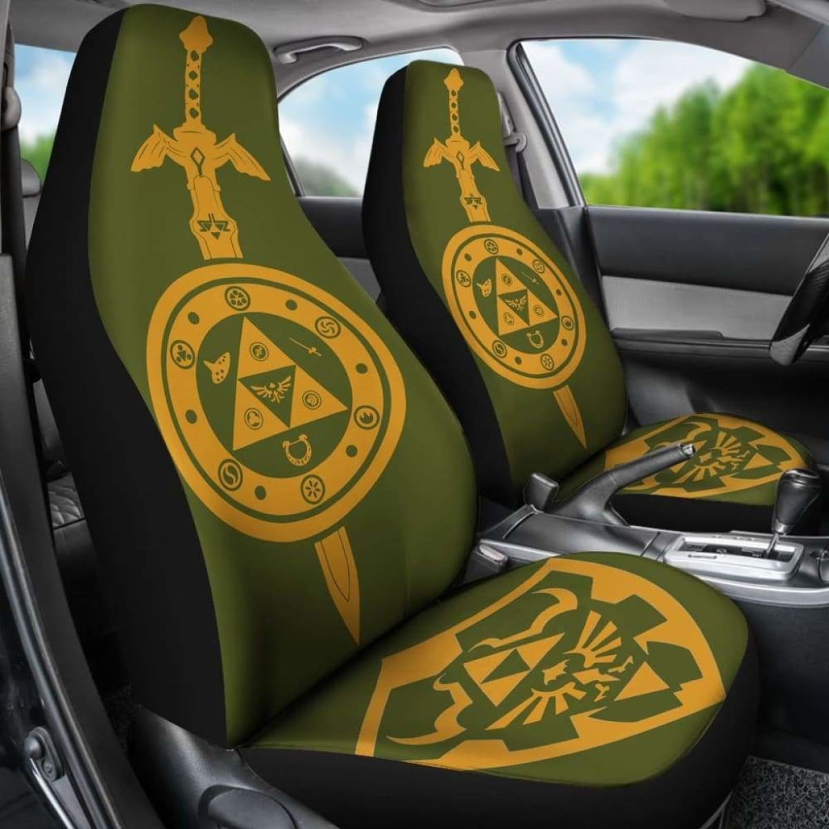 Legend Of Zelda Car Seat Covers 2 Universal Fit 051012