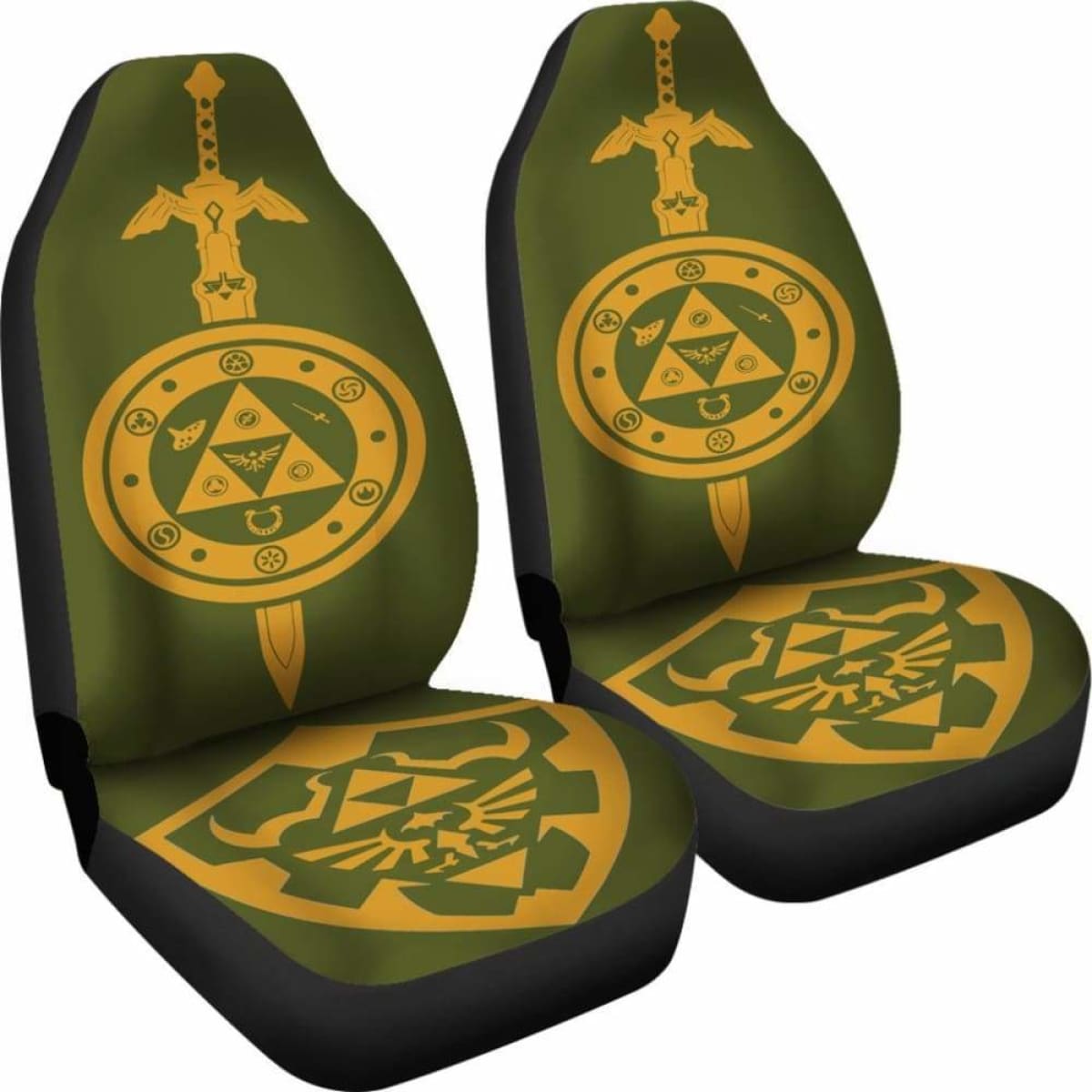 Legend Of Zelda Car Seat Covers 2 Universal Fit 051012