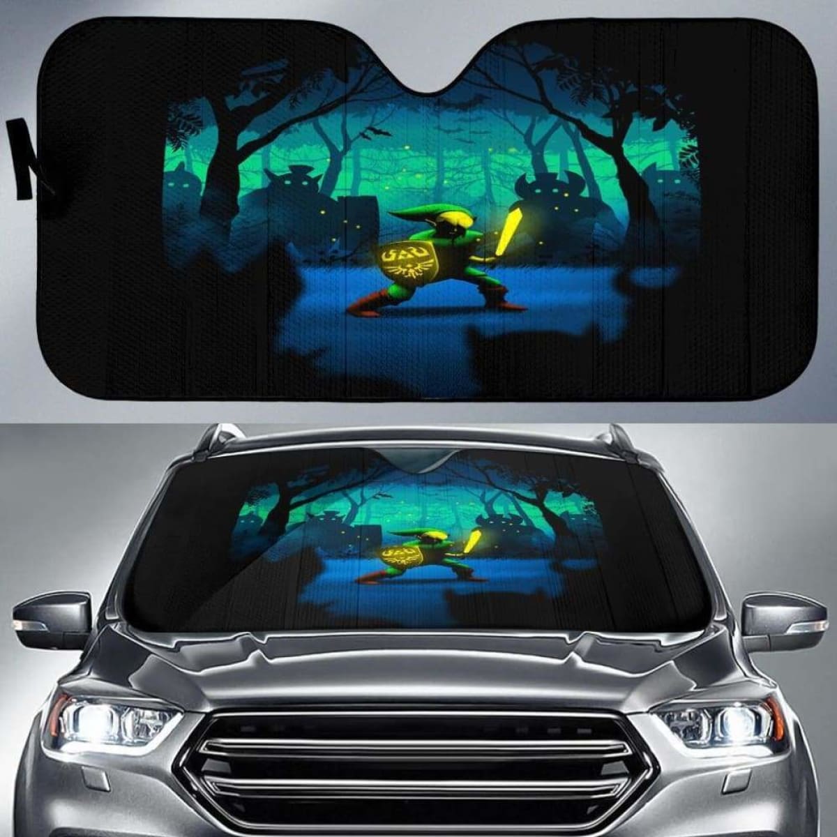 Legend Of Zelda Car Sun Shades 918b Universal Fit