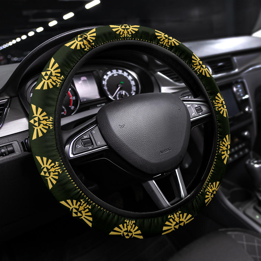 Legend Of Zelda Christmas Premium Custom Car Steering Wheel Cover