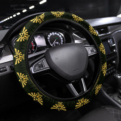 Legend Of Zelda Christmas Premium Custom Car Steering Wheel Cover