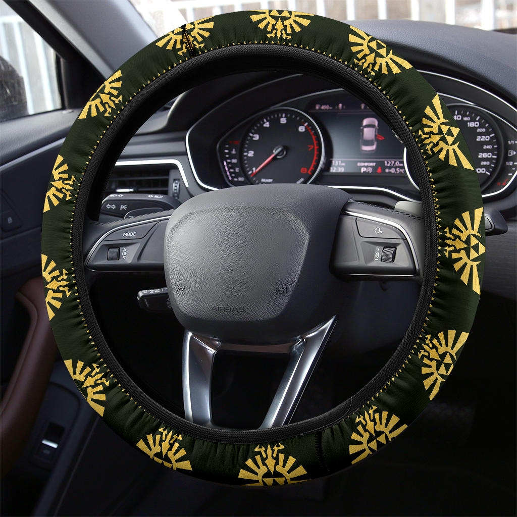Legend Of Zelda Christmas Premium Custom Car Steering Wheel Cover