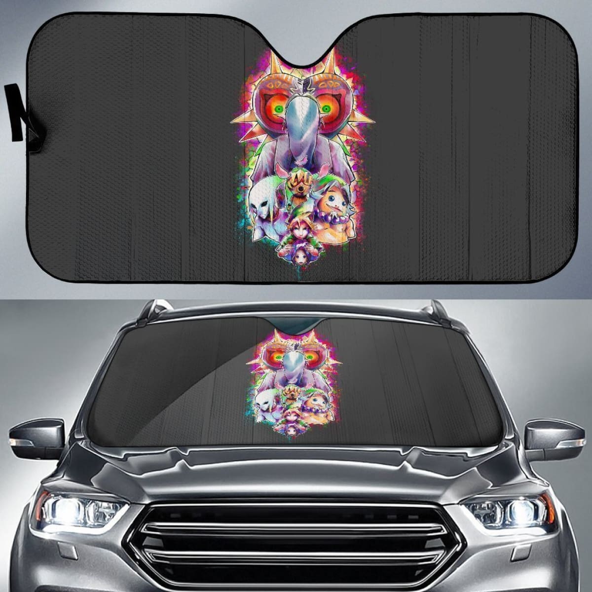 Legend Of Zelda Full Character Auto Sun Shades Lt02 Universal Fit 111204
