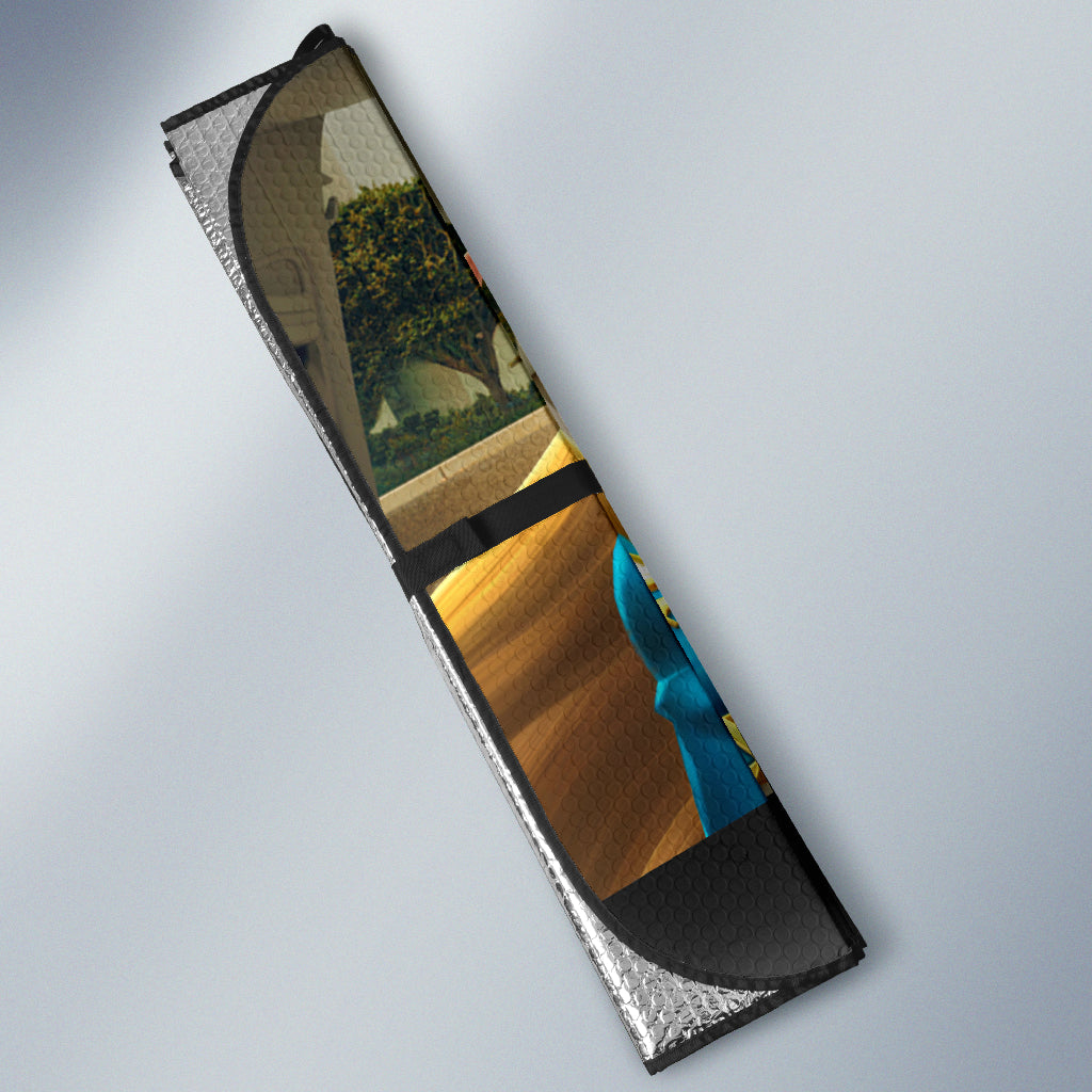 Legend Of Zelda Link And Zelda Driving Car Auto Sunshades
