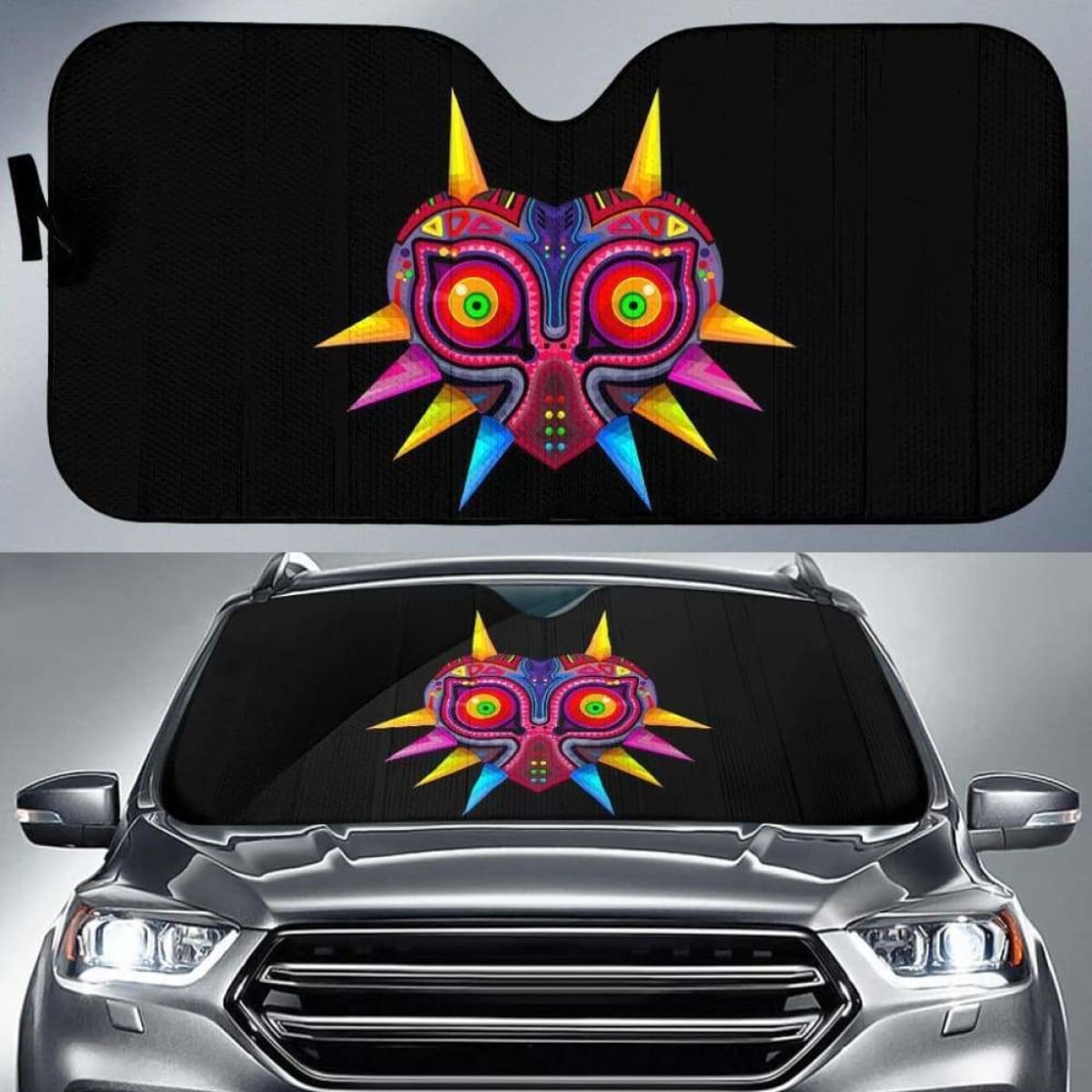 Legend Of Zelda Majora'S Car Auto Sun Shades Universal Fit 051312