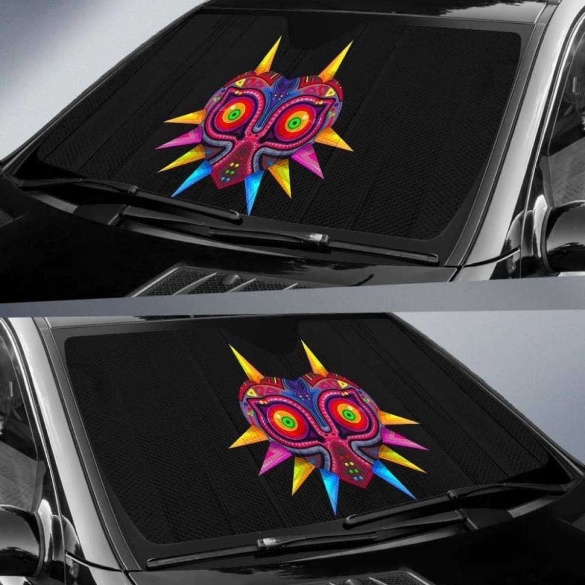 Legend Of Zelda Majora'S Car Auto Sun Shades Universal Fit 051312