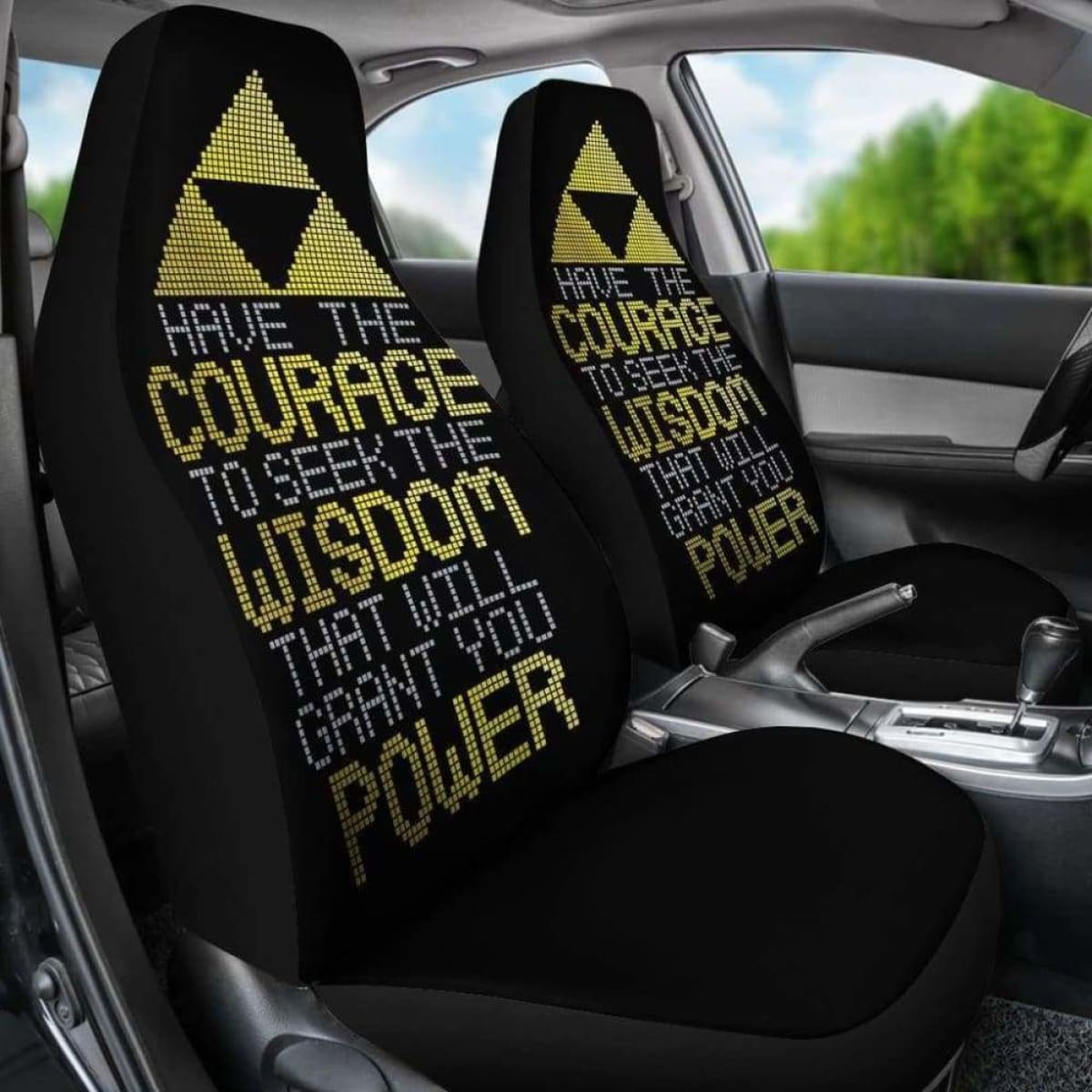 Legend Of Zelda Quote Car Seat Covers Universal Fit 051012