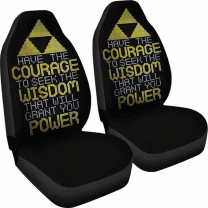 Legend Of Zelda Quote Car Seat Covers Universal Fit 051012