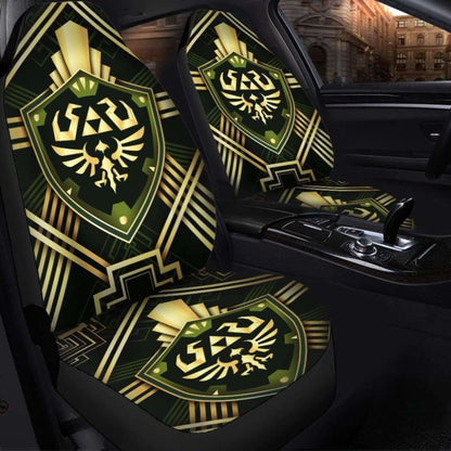 Legend Of Zelda Shield Seat Covers 101719 Universal Fit
