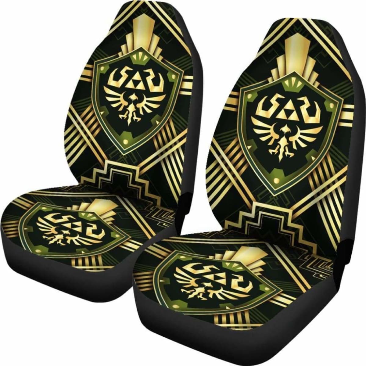 Legend Of Zelda Shield Seat Covers 101719 Universal Fit