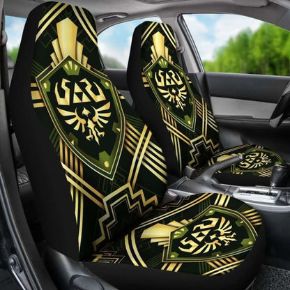 Legend Of Zelda Shield Seat Covers 101719 Universal Fit