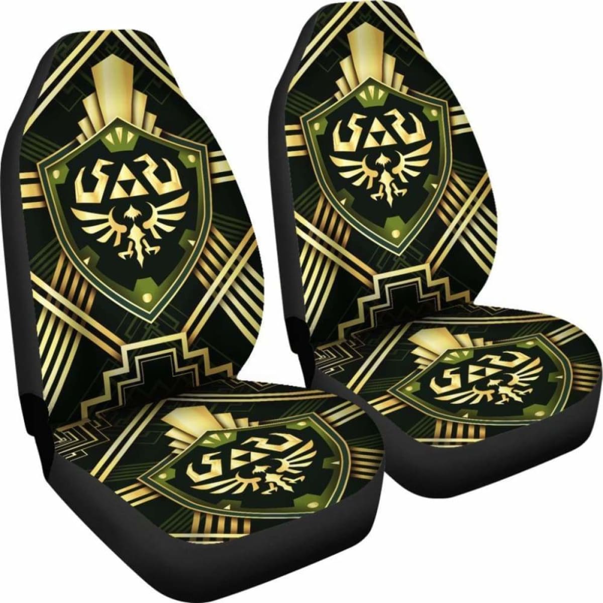 Legend Of Zelda Shield Seat Covers 101719 Universal Fit