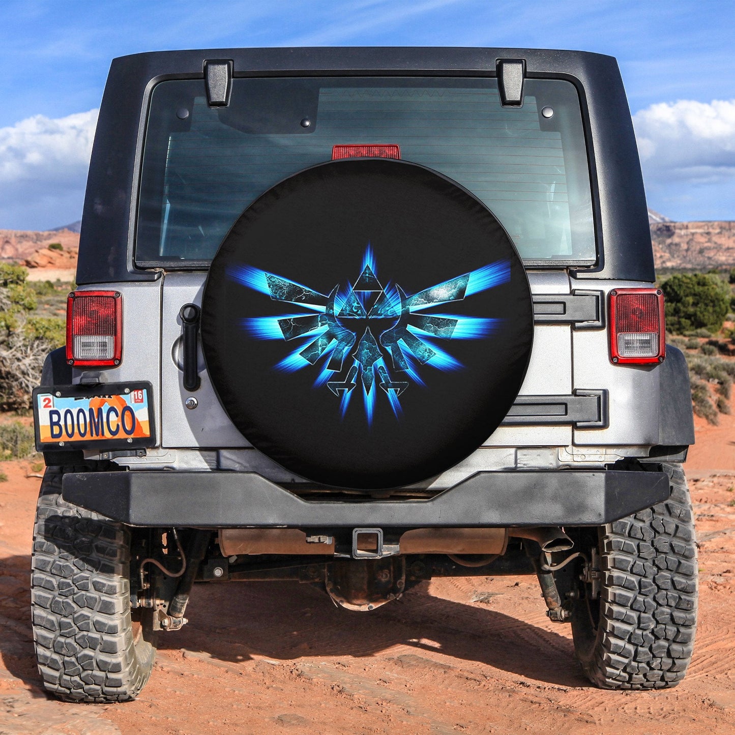 Legend Of Zelda Triforce Mask Spare Tire Cover