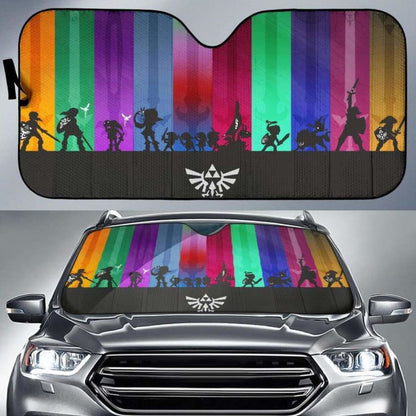 Legend of Zelda Car Sun Shade 918b Universal Fit