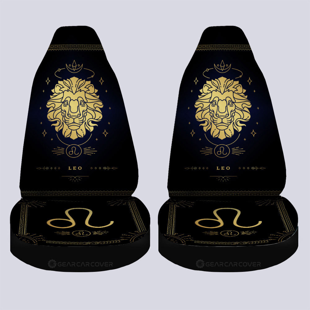 Leo Car Seat Covers Custom Zodiac Car Accessories