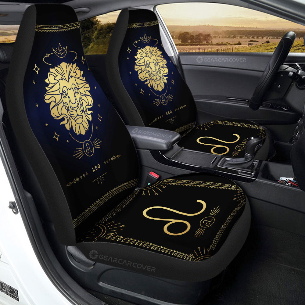 Leo Car Seat Covers Custom Zodiac Car Accessories