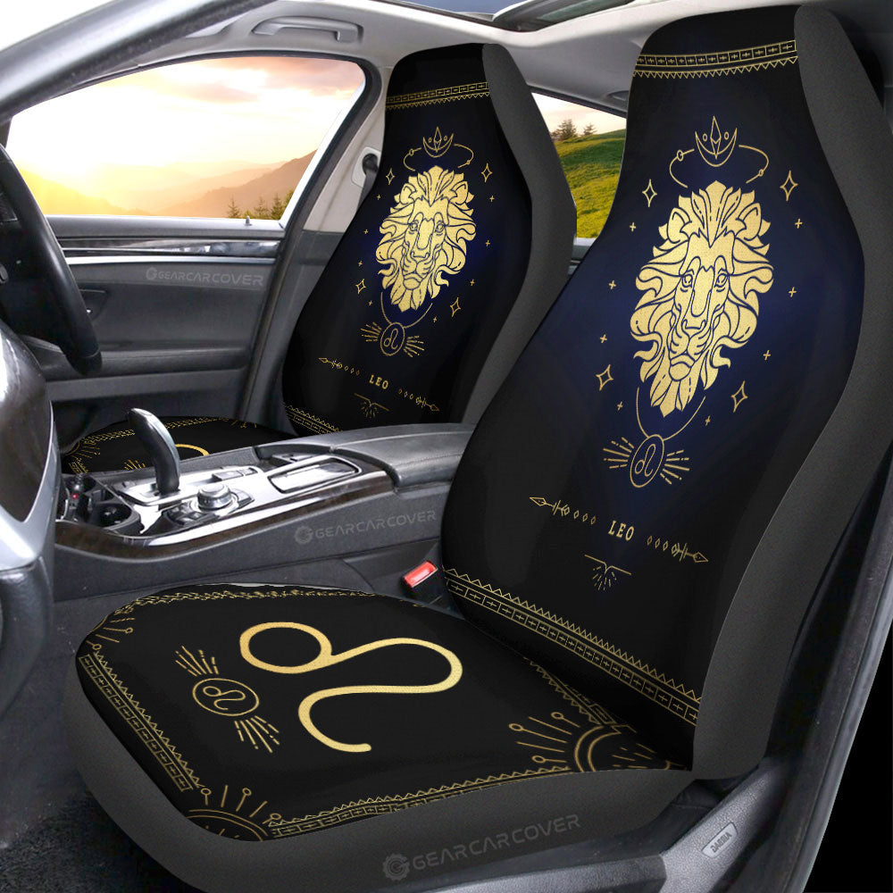 Leo Car Seat Covers Custom Zodiac Car Accessories