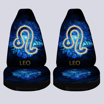 Leo Car Seat Covers Custom Zodiac Car Accessories