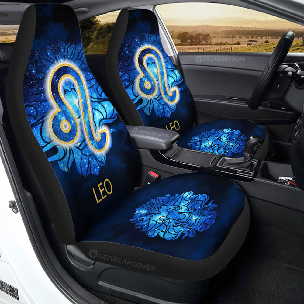 Leo Car Seat Covers Custom Zodiac Car Accessories