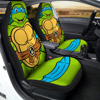 Leonardo Car Seat Covers Custom Ninja Turtle Car Accessories