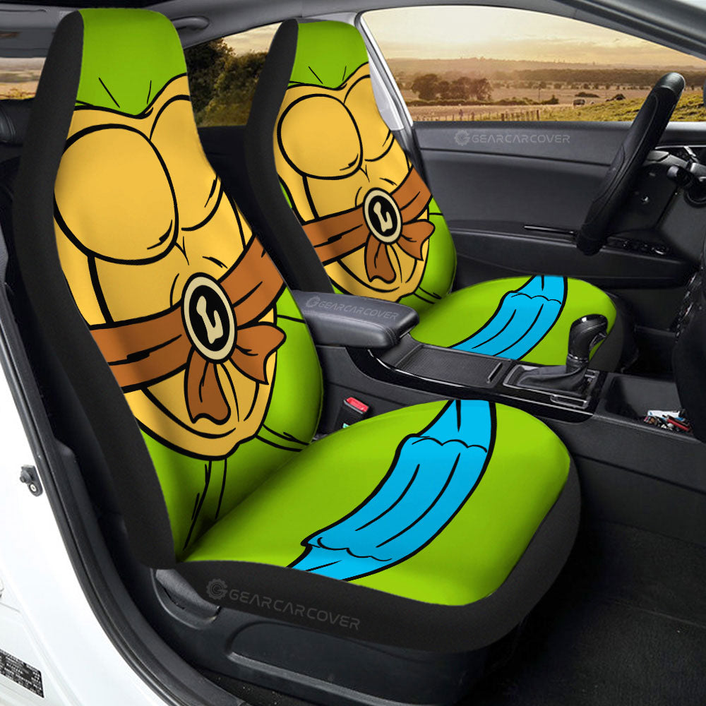 Leonardo Car Seat Covers Custom Ninja Turtle Car Accessories