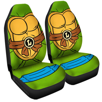 Leonardo Car Seat Covers Custom Ninja Turtle Car Accessories