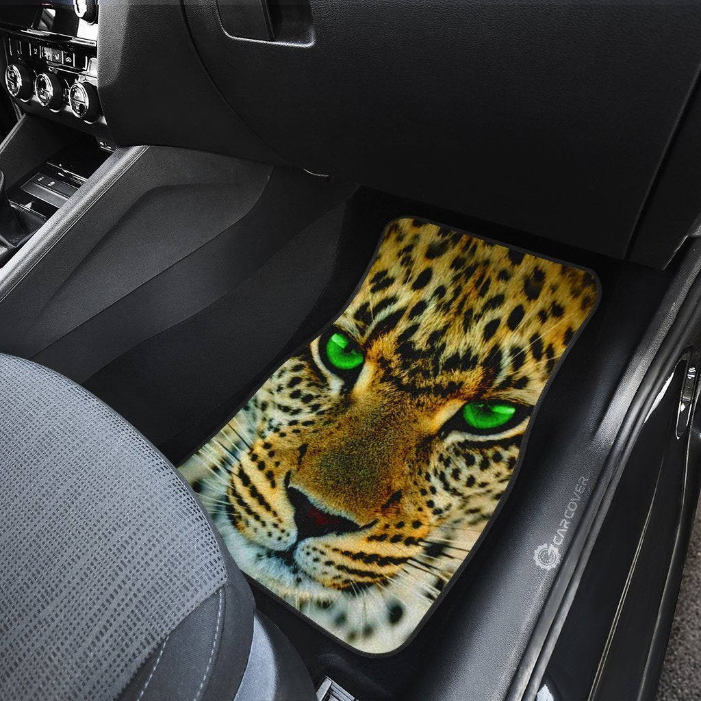 Leopard Car Floor Mats Custom Wild Animal Car Interior Accessories