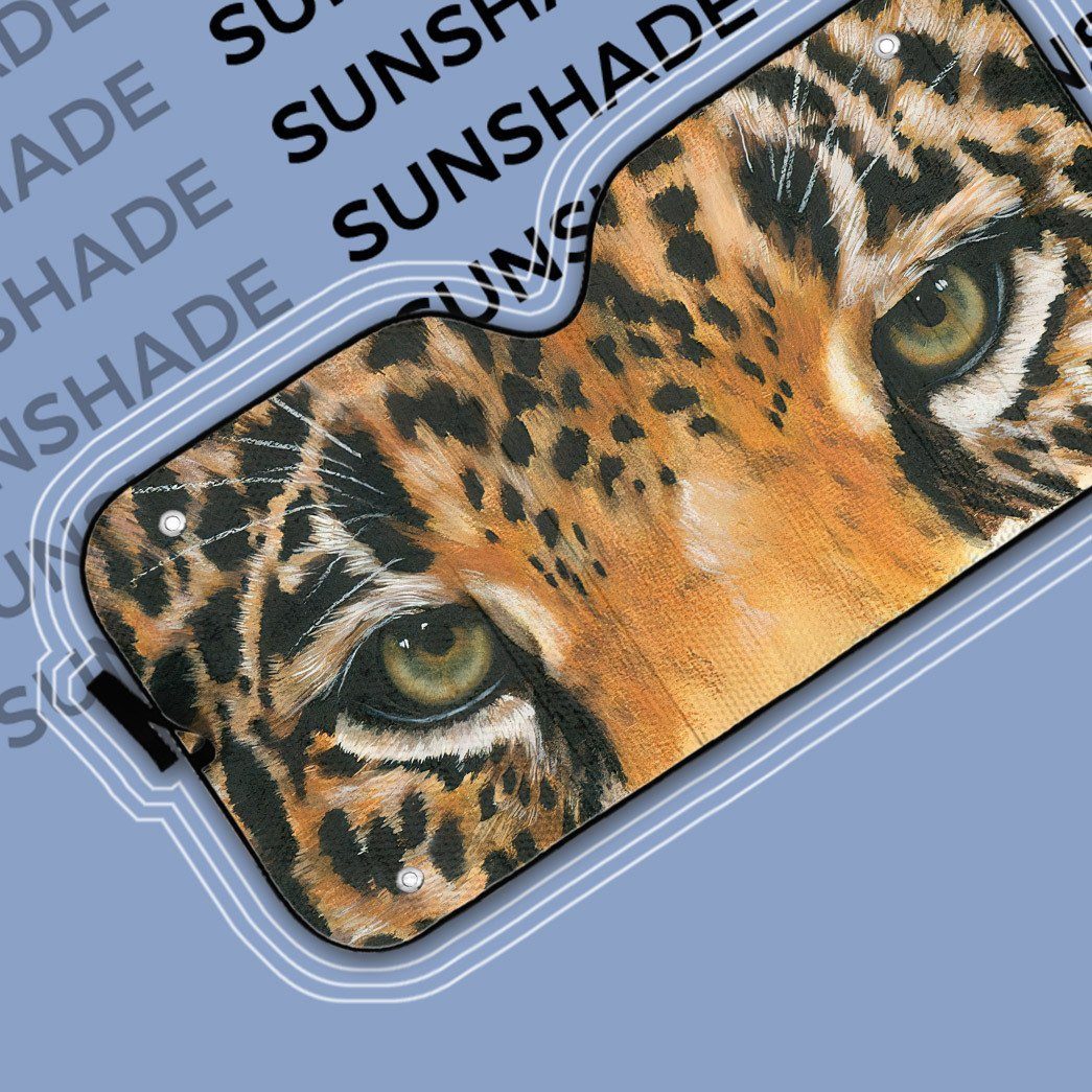 Gearhuman 3D Leopard Eyes Sunshade