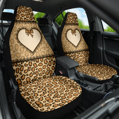 Leopard Heart Skin Wild Car Seat Covers Car Accessories Ci220519-03