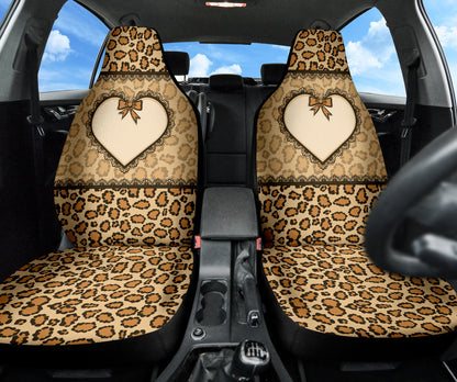 Leopard Heart Skin Wild Car Seat Covers Car Accessories Ci220519-03