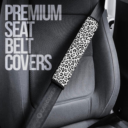 Leopard Seat Belt Covers Custom Animal Skin Printed Car Interior Accessories