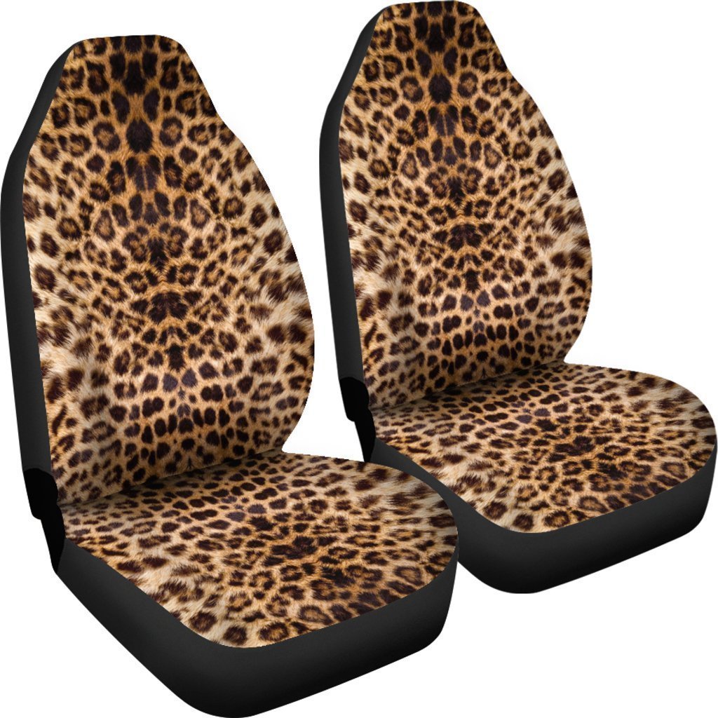 Leopard Skin Car Seat Covers Custom Printed Animal Car Accessories
