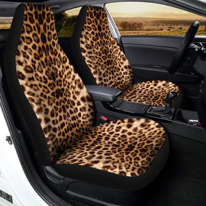Leopard Skin Car Seat Covers Custom Printed Animal Car Accessories